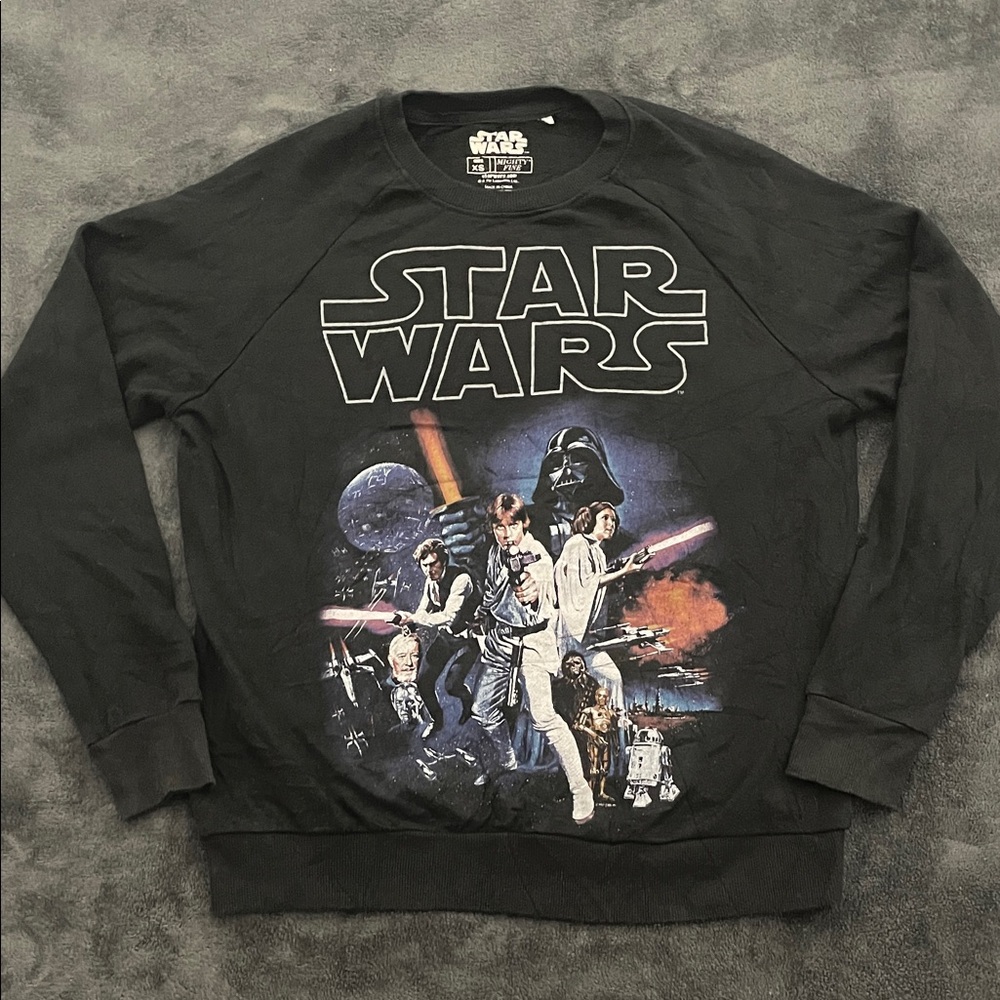 Star Wars Black Crewneck Sweater